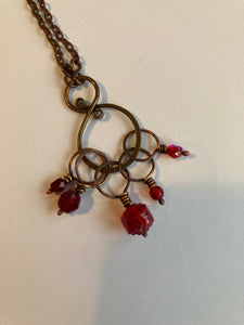 Feral Knitting stitch Marker necklaces.