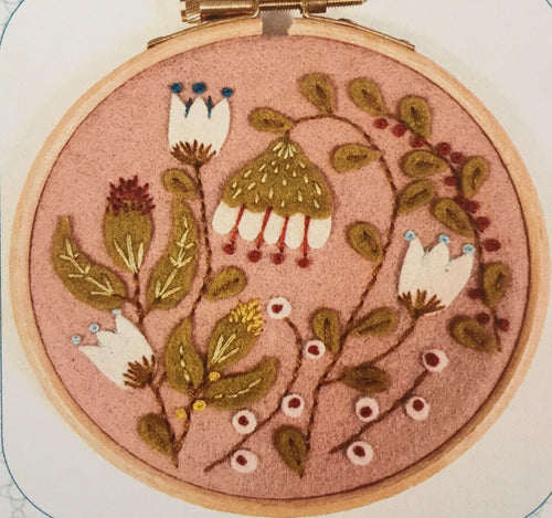 Applique Hoop Folk Garden Mini Kit