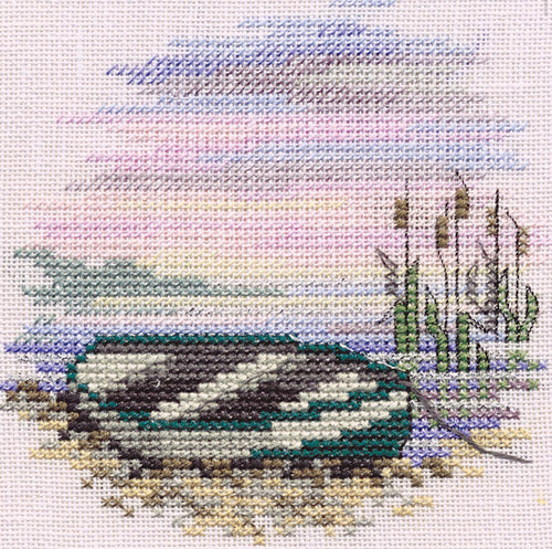 Rowing Boat on Linen