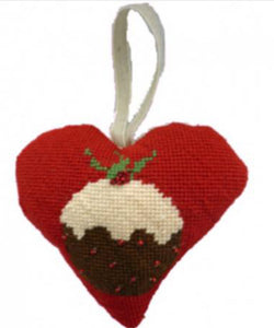 Christmas Pudding Heart