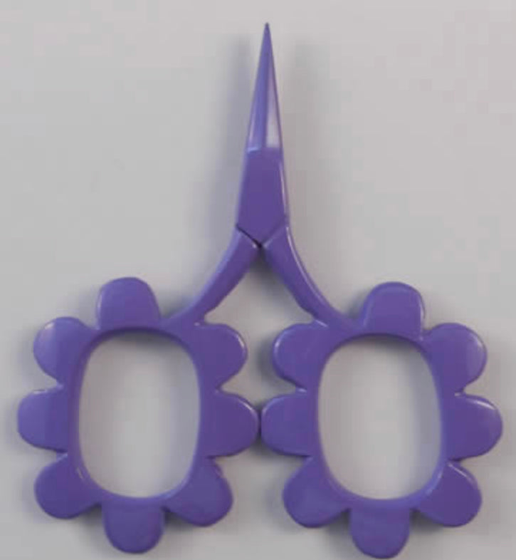 Flower Power Scissors Purple