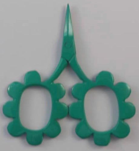 Flower Power Scissors Green