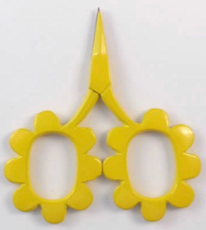 Flower Power Scissor Yellow