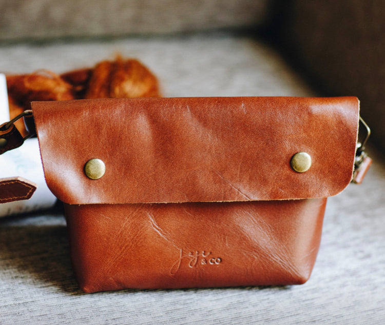 Joji & Co  Fibre Fanny Pack .Brown