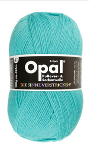 Opal 4ply solid colour .5183 Turquoise