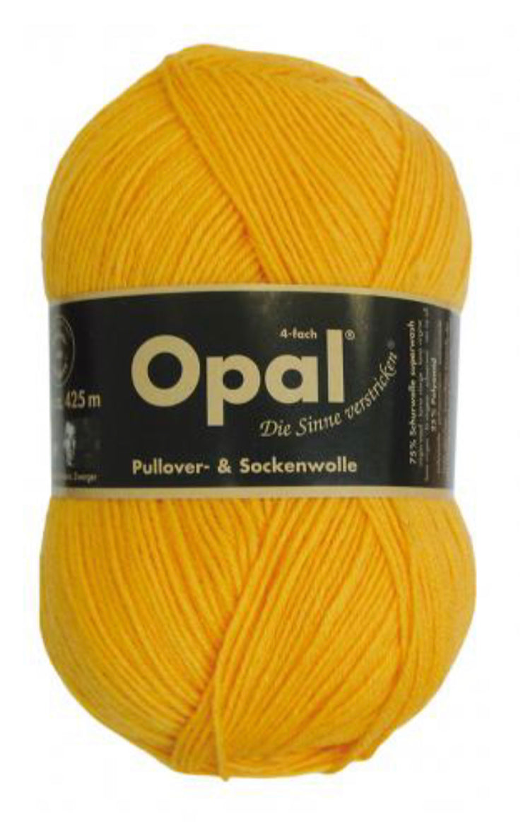 Opal 4ply solid colour .5182  Sun Yellow